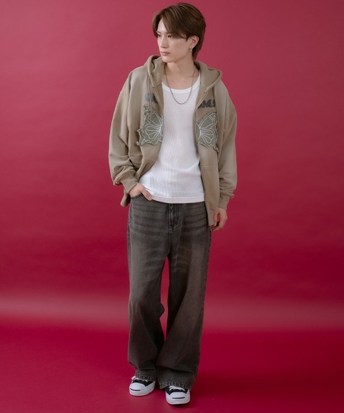 improves（インプローブス）の「デニム バギーパンツ（デニムパンツ・メンズ・ブルー/ブラック/インディゴブルー・LARGE/MEDIUM）」の7枚目の写真