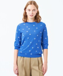 MACKINTOSH PHILOSOPHY - マッキントッシュフィロソフィー 上品ニット WEB&一部店舗限定】ウールミックスバイカラーニット(トップス