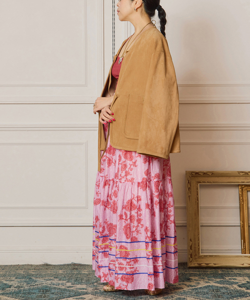 IENA LA BOUCLE(イエナラブークル)の「IENA LA BOUCLE レザーストリングブルゾン(その他アウター・レディース・ブラック/キャメル・FREE)」の21枚目の写真