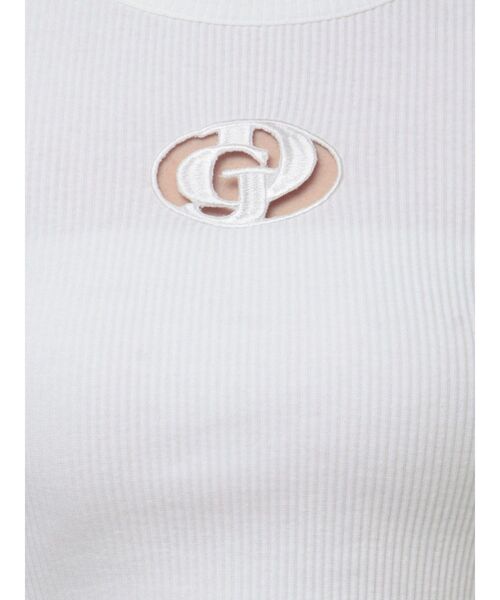 GYDA(ジェイダ)の「GDカットアウトハーフスリーブテレコトップス(Tシャツ/カットソー・レディース・ブラック/ライム/ピンク/オフホワイト・FREE)」の13枚目の写真