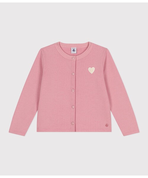 PETIT BATEAU(プチバトー)の「カーディガン(カーディガン/ボレロ・キッズ・ライトピンク・6YEAR/8YEAR/10YEAR/12YEAR)」の1枚目の写真