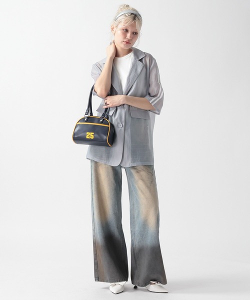 FOREVER 21（フォーエバー トゥエンティーワン）の「【2025SS】グラデーション加工ワイドデニム（デニムパンツ・レディース・ブルー/ブラック・SMALL/MEDIUM）」の18枚目の写真