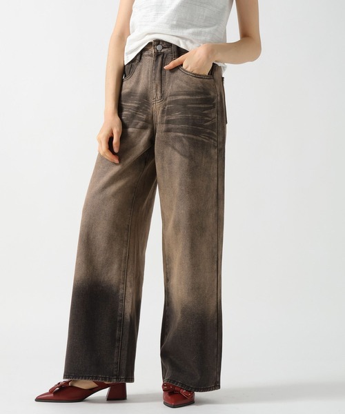 FOREVER 21（フォーエバー トゥエンティーワン）の「【2025SS】グラデーション加工ワイドデニム（デニムパンツ・レディース・ブルー/ブラック・SMALL/MEDIUM）」の13枚目の写真