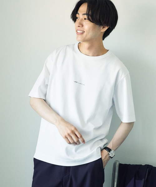 GLOBAL WORK(グローバルワーク)の「リッチクリーンTシャツ/プリント/半袖/288193(Tシャツ/カットソー・メンズ・ホワイト系その他2/ライトベージュ/ダークグリーン/チャコールグレー/ブラック/スカイブルー/ライトグレー/ホワイト/グレー系その他3/カーキ/ホワイト系その他3/ロイヤルブルー・X-LARGE/3XL/XX-LARGE/LARGE/X-SMALL/MEDIUM/SMALL)」の14枚目の写真