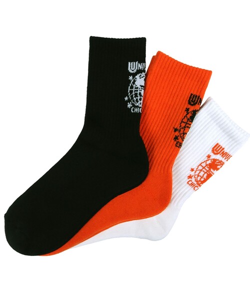 UNIVERSAL OVERALL（ユニバーサルオーバーオール）の「【3足セット】【UNIVERSAL OVERALL/ユニバーサルオーバーオール】ロゴ ソックス（ソックス/靴下・メンズ・ホワイト系その他6/ホワイト系その他5/アイボリー/キナリ/ホワイト系その他4/ホワイト系その他2・FREE）」の5枚目の写真