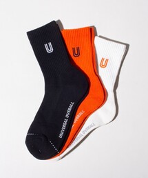 UNIVERSAL OVERALL | 【3足セット】【UNIVERSAL OVERALL/ユニバーサルオーバーオール】ロゴ ソックス(ソックス/靴下)