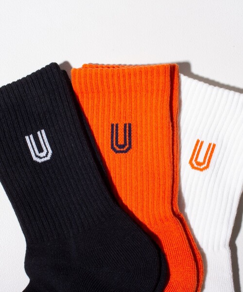 UNIVERSAL OVERALL（ユニバーサルオーバーオール）の「【3足セット】【UNIVERSAL OVERALL/ユニバーサルオーバーオール】ロゴ ソックス（ソックス/靴下・メンズ・ホワイト系その他6/ホワイト系その他5/アイボリー/キナリ/ホワイト系その他4/ホワイト系その他2・FREE）」の14枚目の写真
