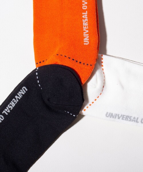 UNIVERSAL OVERALL（ユニバーサルオーバーオール）の「【3足セット】【UNIVERSAL OVERALL/ユニバーサルオーバーオール】ロゴ ソックス（ソックス/靴下・メンズ・ホワイト系その他6/ホワイト系その他5/アイボリー/キナリ/ホワイト系その他4/ホワイト系その他2・FREE）」の15枚目の写真