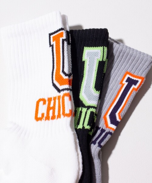 UNIVERSAL OVERALL（ユニバーサルオーバーオール）の「【3足セット】【UNIVERSAL OVERALL/ユニバーサルオーバーオール】ロゴ ソックス（ソックス/靴下・メンズ・ホワイト系その他6/ホワイト系その他5/アイボリー/キナリ/ホワイト系その他4/ホワイト系その他2・FREE）」の18枚目の写真