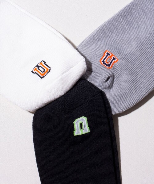 UNIVERSAL OVERALL（ユニバーサルオーバーオール）の「【3足セット】【UNIVERSAL OVERALL/ユニバーサルオーバーオール】ロゴ ソックス（ソックス/靴下・メンズ・ホワイト系その他6/ホワイト系その他5/アイボリー/キナリ/ホワイト系その他4/ホワイト系その他2・FREE）」の21枚目の写真