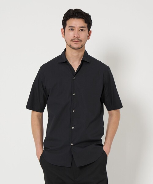 BEAUTY&YOUTH UNITED ARROWS（ビューティーアンドユースユナイテッドアローズ）の「【WEB限定 WARDROBE SMART】コットン ワイドカラー スキッパーシャツ（シャツ/ブラウス・メンズ・ライトブルー/ブラック/ホワイト/ダークグレー・S/M/L/XL）」の21枚目の写真