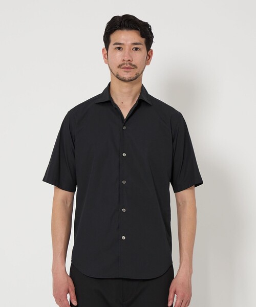 BEAUTY&YOUTH UNITED ARROWS（ビューティーアンドユースユナイテッドアローズ）の「【WEB限定 WARDROBE SMART】コットン ワイドカラー スキッパーシャツ（シャツ/ブラウス・メンズ・ライトブルー/ブラック/ホワイト/ダークグレー・S/M/L/XL）」の9枚目の写真