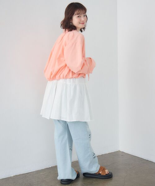 RETRO GIRL(レトロガール)の「裾タックシャーリングSH(シャツ/ブラウス・レディース・ピンク/ブルー系その他/オフホワイト・FREE)」の15枚目の写真