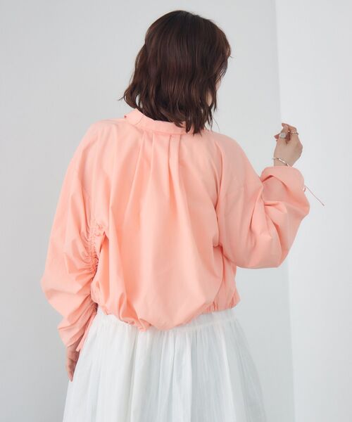RETRO GIRL(レトロガール)の「裾タックシャーリングSH(シャツ/ブラウス・レディース・ピンク/ブルー系その他/オフホワイト・FREE)」の16枚目の写真