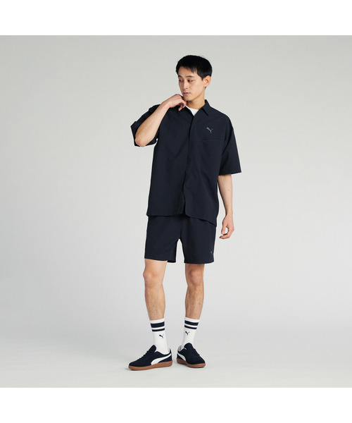 PUMA（プーマ）の「PUMA プーマ メンズ サマー ウーブン 半袖 シャツ（その他トップス・メンズ・ブラック/グリーン系その他/サンドベージュ・XX-LARGE/X-LARGE/LARGE/MEDIUM/SMALL）」の5枚目の写真