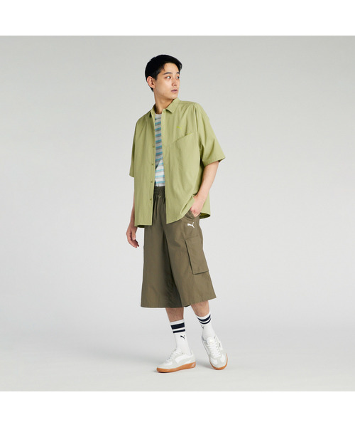 PUMA（プーマ）の「PUMA プーマ メンズ サマー ウーブン 半袖 シャツ（その他トップス・メンズ・ブラック/グリーン系その他/サンドベージュ・XX-LARGE/X-LARGE/LARGE/MEDIUM/SMALL）」の10枚目の写真