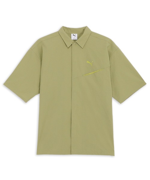 PUMA（プーマ）の「PUMA プーマ メンズ サマー ウーブン 半袖 シャツ（その他トップス・メンズ・ブラック/グリーン系その他/サンドベージュ・XX-LARGE/X-LARGE/LARGE/MEDIUM/SMALL）」の3枚目の写真