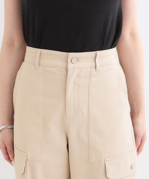 SHOO・LA・RUE（シューラルー）の「◆【洗える/S-LL】らくらくストレッチ カーゴカーブパンツ（その他パンツ・レディース・オリーブ/ベージュ/ネイビー・01/02/03/04）」の19枚目の写真