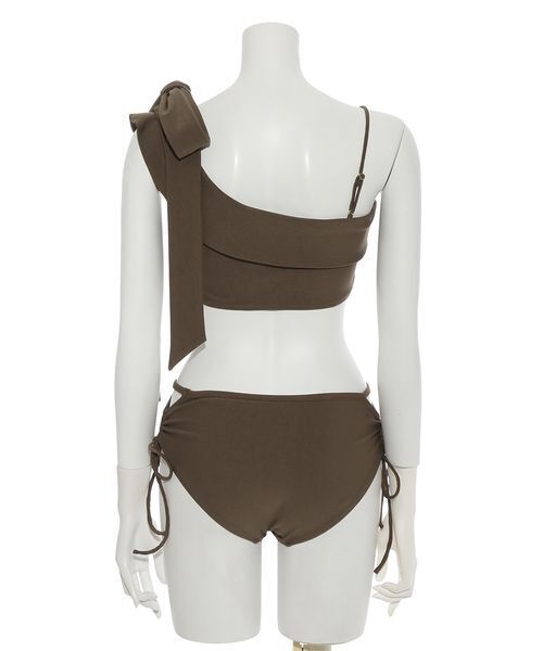 FRAY I.D（フレイアイディー）の「アシメカラーセパレートスイムウエア（その他ヘアアクセサリー・レディース・その他/カーキ・FREE）」の13枚目の写真