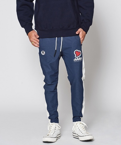 ACANTHUS(アカンサス)の「mp13592-muta sweet muta Sideline Pants イージーパンツ(その他パンツ・メンズ・ネイビー×ホワイト/ブラック×ホワイト/ブラック×ピンク・S/M/L/XL)」の3枚目の写真