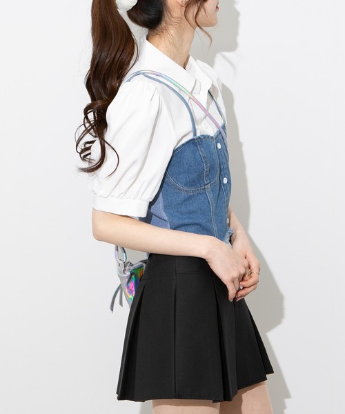 美品❗️ PHEENY フィーニー デニムビスチェ 楽天市場】【最短即日出荷】デニムビスチェと2層チュールの
