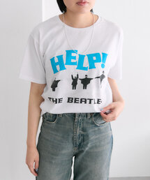 ear PAPILLONNER | 【ROCK OFF（ロックオフ）】THE BEATLES（ビートルズ）/HELP！SNOW/プリントTシャツ(Tシャツ/カットソー)