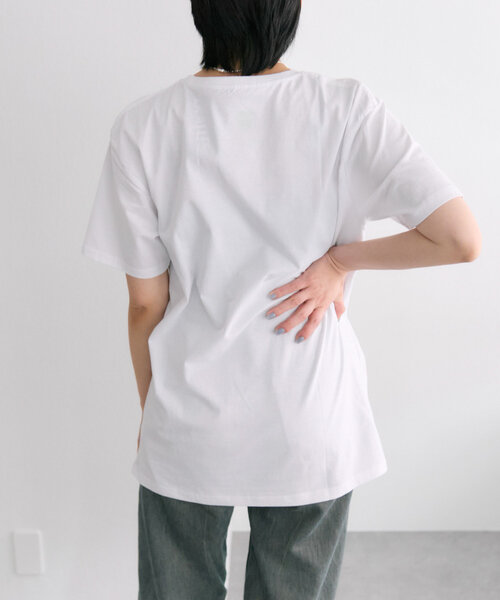 ear PAPILLONNER(イアパピヨネ)の「【ROCK OFF(ロックオフ)】THE BEATLES(ビートルズ)/HELP!SNOW/プリントTシャツ(Tシャツ/カットソー・レディース・ホワイト・LARGE)」の14枚目の写真