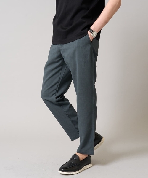 a.v.v（アーヴェヴェ）の「【速乾/イージーケア】セミルーズアンクルパンツ【夏リライト】（その他パンツ・メンズ・ブラック/カーキ/チャコールグレー/ネイビー・46/48/50）」の3枚目の写真