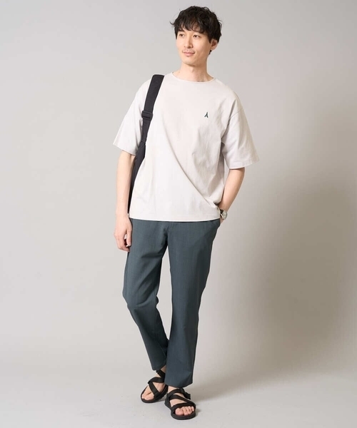 a.v.v（アーヴェヴェ）の「【速乾/イージーケア】セミルーズアンクルパンツ【夏リライト】（その他パンツ・メンズ・ブラック/カーキ/チャコールグレー/ネイビー・46/48/50）」の5枚目の写真