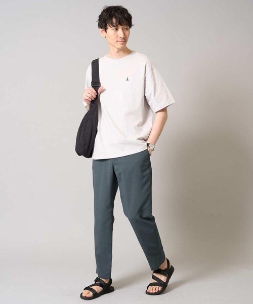 a.v.v（アーヴェヴェ）の「【速乾/イージーケア】セミルーズアンクルパンツ【夏リライト】（その他パンツ・メンズ・ブラック/カーキ/チャコールグレー/ネイビー・46/48/50）」の6枚目の写真