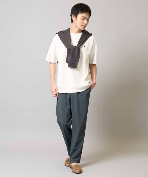 a.v.v（アーヴェヴェ）の「【速乾/イージーケア】セミルーズアンクルパンツ【夏リライト】（その他パンツ・メンズ・ブラック/カーキ/チャコールグレー/ネイビー・46/48/50）」の8枚目の写真