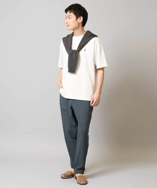 a.v.v（アーヴェヴェ）の「【速乾/イージーケア】セミルーズアンクルパンツ【夏リライト】（その他パンツ・メンズ・ブラック/カーキ/チャコールグレー/ネイビー・46/48/50）」の9枚目の写真