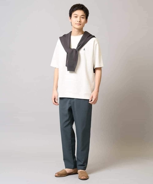 a.v.v（アーヴェヴェ）の「【速乾/イージーケア】セミルーズアンクルパンツ【夏リライト】（その他パンツ・メンズ・ブラック/カーキ/チャコールグレー/ネイビー・46/48/50）」の11枚目の写真