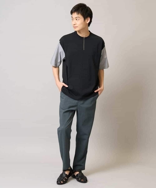 a.v.v（アーヴェヴェ）の「【速乾/イージーケア】セミルーズアンクルパンツ【夏リライト】（その他パンツ・メンズ・ブラック/カーキ/チャコールグレー/ネイビー・46/48/50）」の13枚目の写真