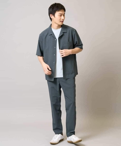 a.v.v（アーヴェヴェ）の「【速乾/イージーケア】セミルーズアンクルパンツ【夏リライト】（その他パンツ・メンズ・ブラック/カーキ/チャコールグレー/ネイビー・46/48/50）」の20枚目の写真