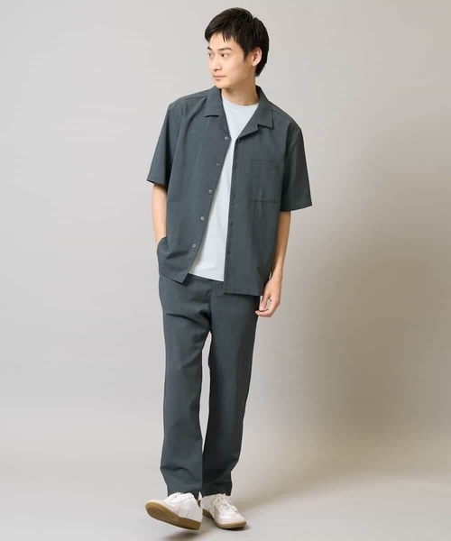 a.v.v（アーヴェヴェ）の「【速乾/イージーケア】セミルーズアンクルパンツ【夏リライト】（その他パンツ・メンズ・ブラック/カーキ/チャコールグレー/ネイビー・46/48/50）」の21枚目の写真