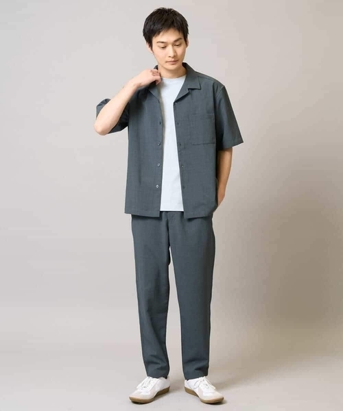 a.v.v（アーヴェヴェ）の「【速乾/イージーケア】セミルーズアンクルパンツ【夏リライト】（その他パンツ・メンズ・ブラック/カーキ/チャコールグレー/ネイビー・46/48/50）」の22枚目の写真