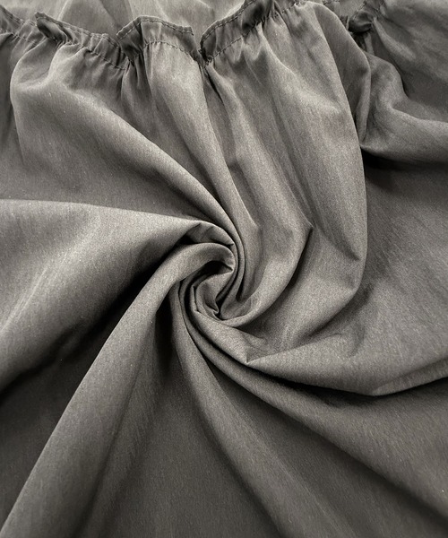 Futier land（フューティアランド）の「ティアードレースラインコットンブレンドスカート（スカート・レディース・ブラック/ホワイト・FREE）」の4枚目の写真