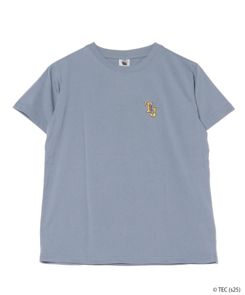Tom&Jerry(トムアンドジェリー)の「【公式】トムとジェリー 天竺半袖BOX型Tシャツ(Tシャツ/カットソー・レディース・グレー/サックスブルー/イエロー/グリーン・M/L)」の3枚目の写真