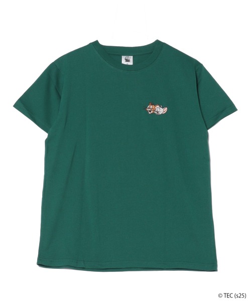 Tom&Jerry(トムアンドジェリー)の「【公式】トムとジェリー 天竺半袖BOX型Tシャツ(Tシャツ/カットソー・レディース・グレー/サックスブルー/イエロー/グリーン・M/L)」の2枚目の写真
