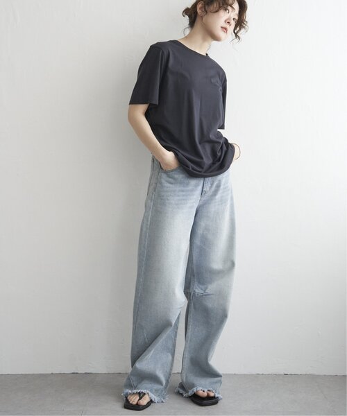   Jeans◆Tシャツ/S/コットン/ネイビー Tシャツ カットソー メンズ 厚手 透けない 綿100％ コットン