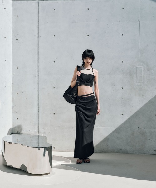 THINGS THAT MATTER（シングス ザット マター）の「ONE-SHOULDER MESH BACKPACK / ワンショルダーメッシュバックパック（バックパック/リュック・レディース・ブラック・FREE）」の7枚目の写真