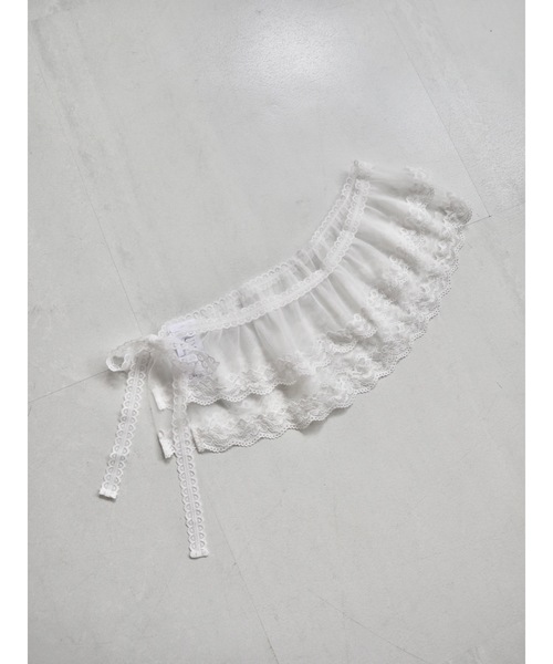 JUMELLE（ジュメロ）の「lace frill belt（ベルト・レディース・ホワイト・FREE）」の14枚目の写真