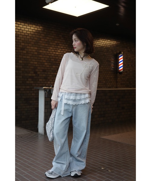 JUMELLE（ジュメロ）の「lace frill belt（ベルト・レディース・ホワイト・FREE）」の12枚目の写真