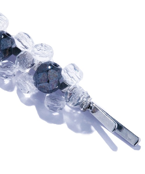 IRIS47(イリスフォーセブン)の「【IRIS 47】kaleid crystal pinset/カレイド クリスタル ピン セット(ヘアピン・レディース・クリア/グレー・FREE)」の7枚目の写真