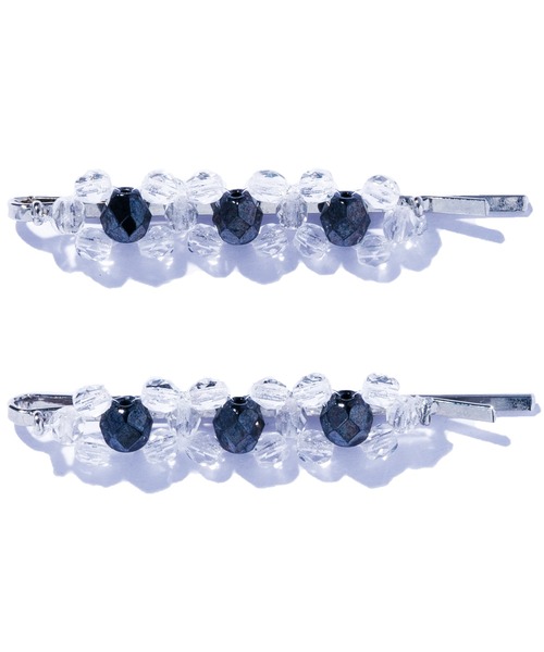 IRIS47(イリスフォーセブン)の「【IRIS 47】kaleid crystal pinset/カレイド クリスタル ピン セット(ヘアピン・レディース・クリア/グレー・FREE)」の8枚目の写真