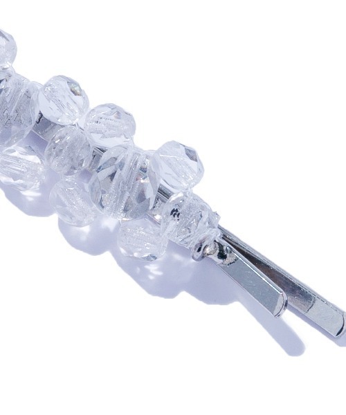 IRIS47(イリスフォーセブン)の「【IRIS 47】kaleid crystal pinset/カレイド クリスタル ピン セット(ヘアピン・レディース・クリア/グレー・FREE)」の4枚目の写真