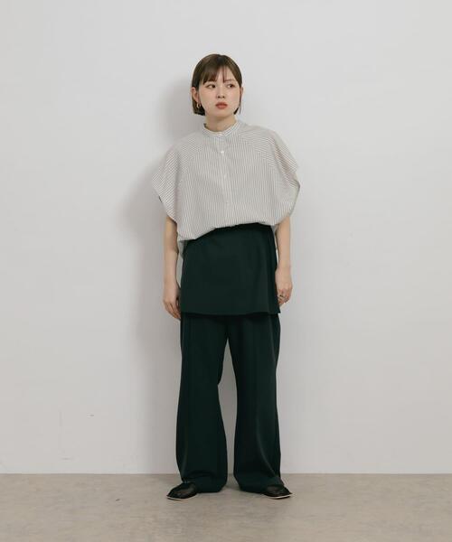 KBF（ケイビーエフ）の「BOXストライプシャツ（シャツ/ブラウス・レディース・ブルー系その他/ホワイト系その他/ピンク系その他・ONE）」の9枚目の写真