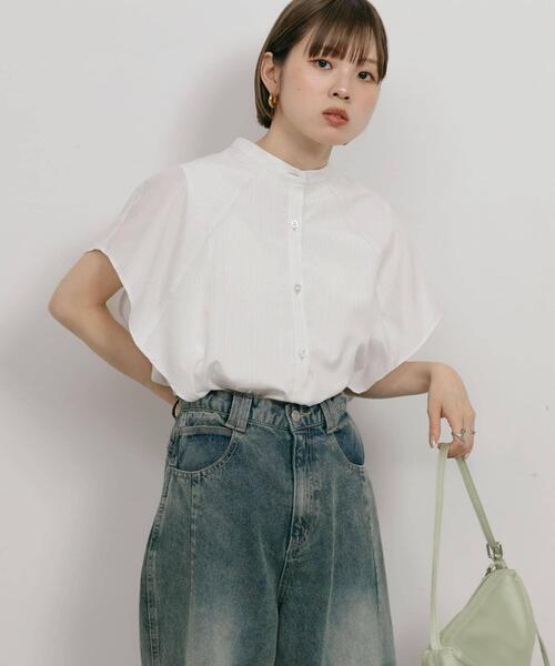 KBF（ケイビーエフ）の「BOXストライプシャツ（シャツ/ブラウス・レディース・ブルー系その他/ホワイト系その他/ピンク系その他・ONE）」の19枚目の写真