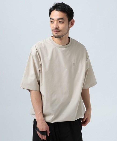 ドロヘドロ　ウォッシュドブラックグレー 長袖カットソー セール】ドローコード付き長袖Tシャツ（Tシャツ/カットソー
